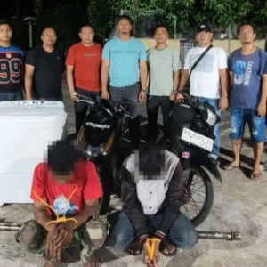 Polres Pasaman Barat Bekuk Dua Pria Pencuri Rumah Kosong, Satu Sepeda Motor dan Mesin Cuci Jadi Barang Bukti