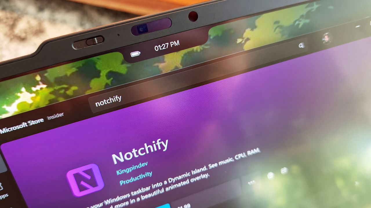 Notchify Hadirkan Fitur ala Dynamic Island di Windows 11, Bisa Tampilkan Notifikasi hingga Cuaca