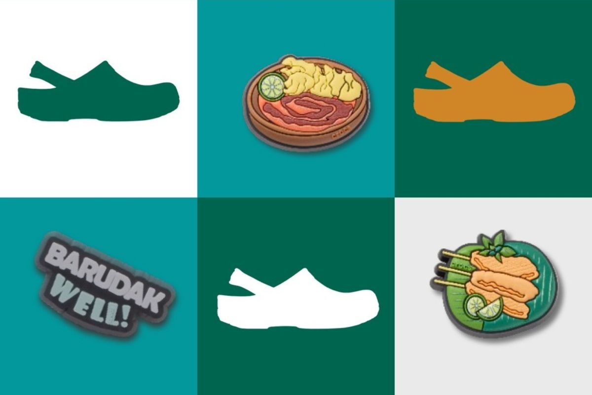 Crocs Rilis 12 Jibbitz Charm Edisi Indonesia, Batagor dan Sate Lilit Jadi Inspirasi Desain