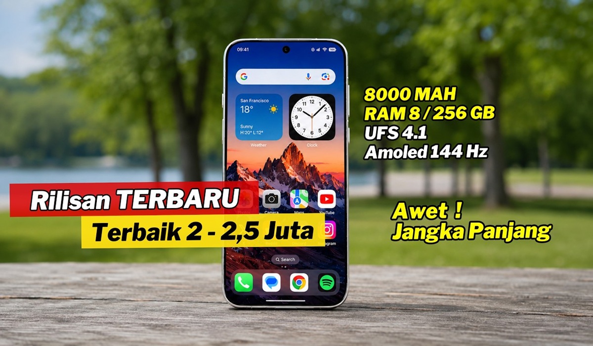 8 HP Rp 2 Jutaan Terbaik Agustus 2026: Redmi Note 15 4G hingga POCO M7, Baterai 7.000 mAh Jadi Andalan