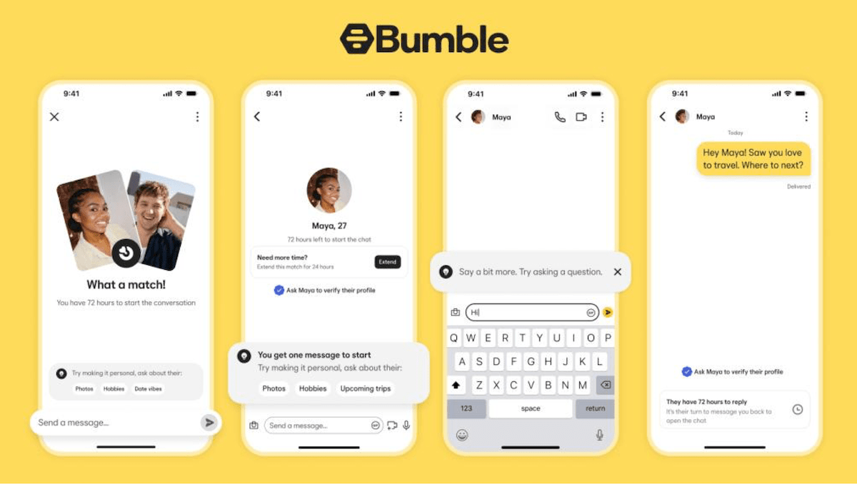 Bumble Hapus Aturan Wanita Duluan Chat, Pria Bisa Kirim Pesan Pertama Mulai Sekarang