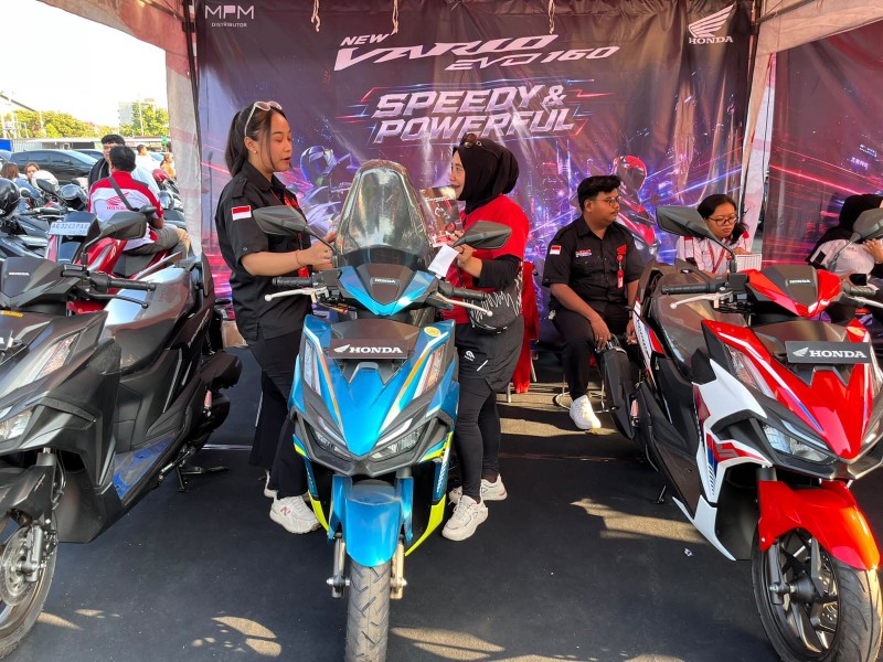 New Honda Vario 160 Pamer di Blitar, Test Ride Jadi Sesi Paling Diburu Pengunjung