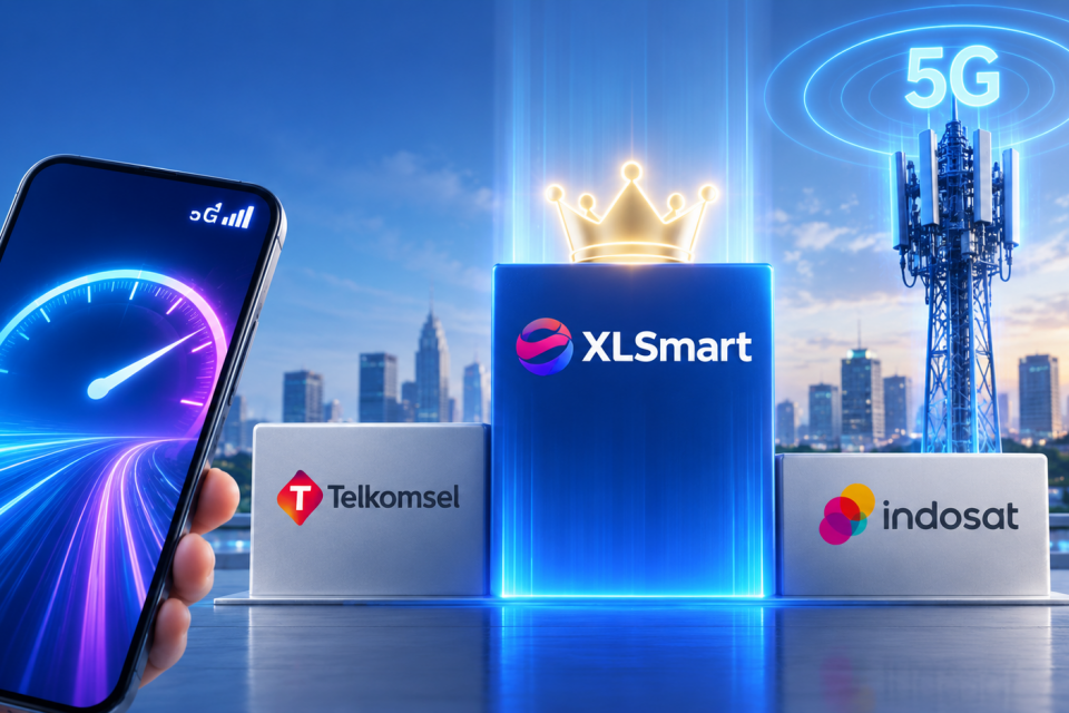 XLSmart Salip Telkomsel dan Indosat, Kecepatan Unduh 5G Tembus 135,4 Mbps