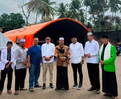 DPW PKB Sumbar Salurkan Bantuan untuk Pesantren Bustanul Yaqin Padang Pariaman yang Terbakar, Wakil Ketua DPRD Turut Mendampingi