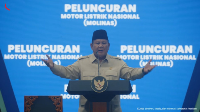 Presiden Prabowo Resmikan Ekosistem Motor Listrik Nasional di Cikarang, Sebut Penguasaan Sains dan Teknologi Kunci Keberhasilan Bangsa
