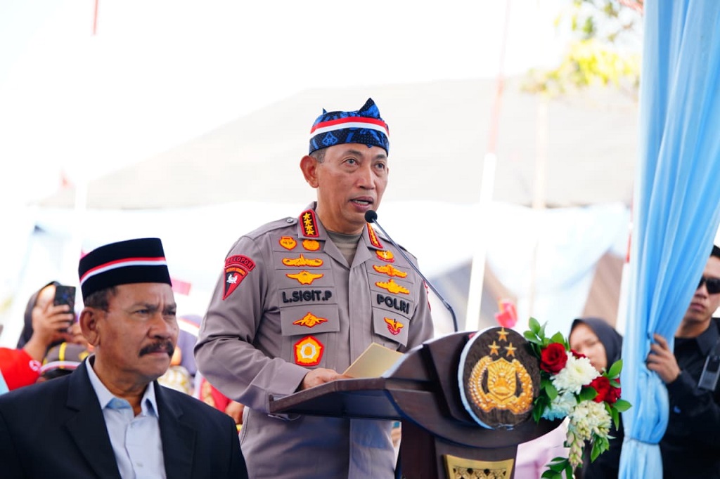 Kapolri Laporkan 895 Jembatan Presisi ke Prabowo, 1.314 Desa di Seluruh Indonesia Terhubung