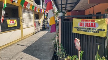 100 Warga Cimahi Pasang Plang Rumah Dijual Serentak, Protes Pabrik Cokelat ke Pemkot