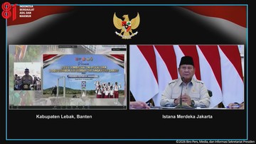 Prabowo Resmikan 3.395 Jembatan dan 3.000 Sumber Air Bersih Bentukan TNI-Polri