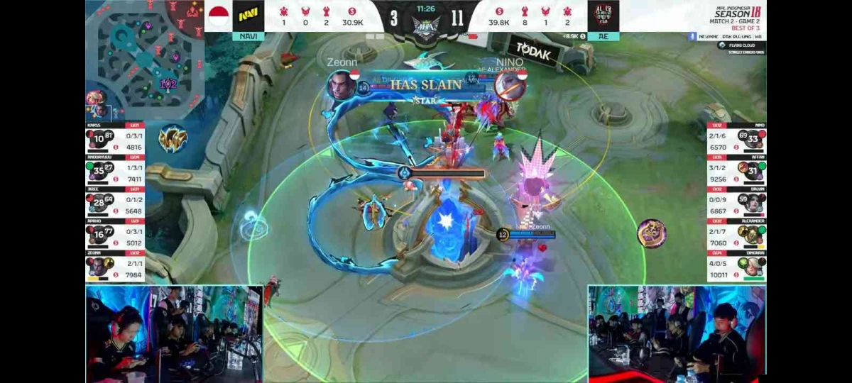 Alter Ego Menang 2-0 atas NAVI di Laga Perdana MPL Indonesia Season 18