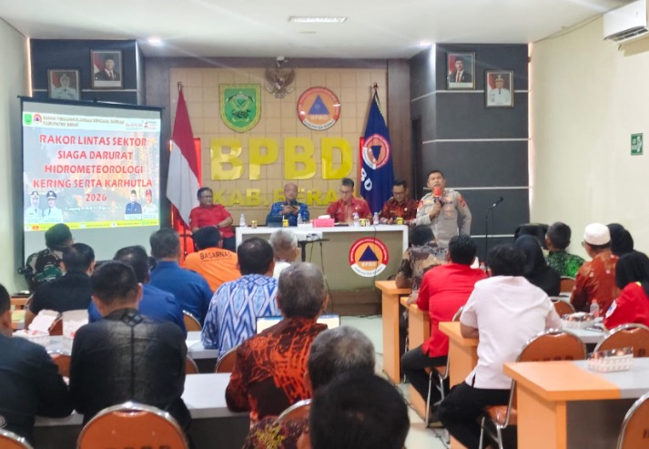 Polres Berau Gelar Rakor Lintas Instansi Antisipasi Karhutla, BMKG Sebut Potensi Kebakaran Masih Kategori Tinggi
