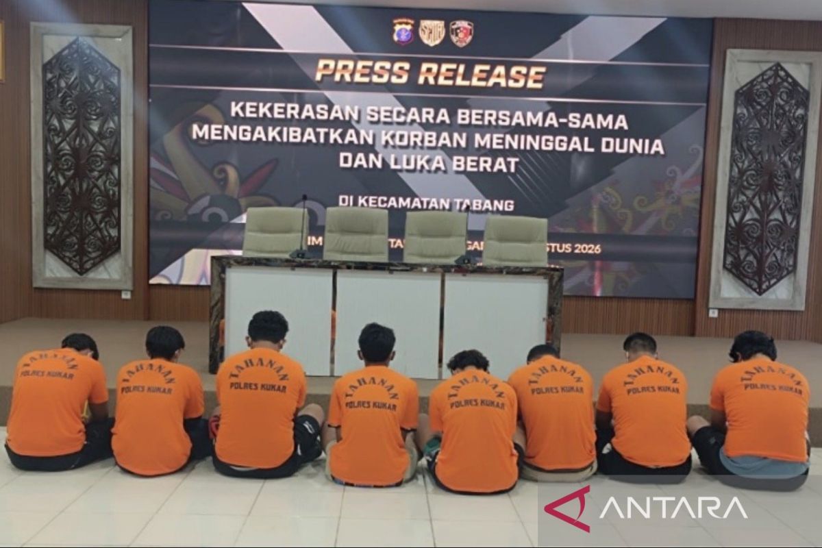 Polres Kutai Kartanegara Bekuk 9 Pelaku Pengeroyokan di Tabang yang Tewaskan Satu Orang, Sempat Kabur ke Samarinda