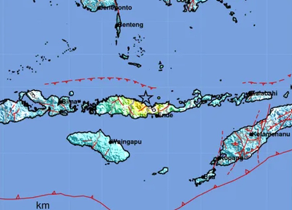 BMKG Keluarkan Peringatan Tsunami untuk NTT, NTB dan Sulsel setelah Gempa M7,7 di Laut Flores