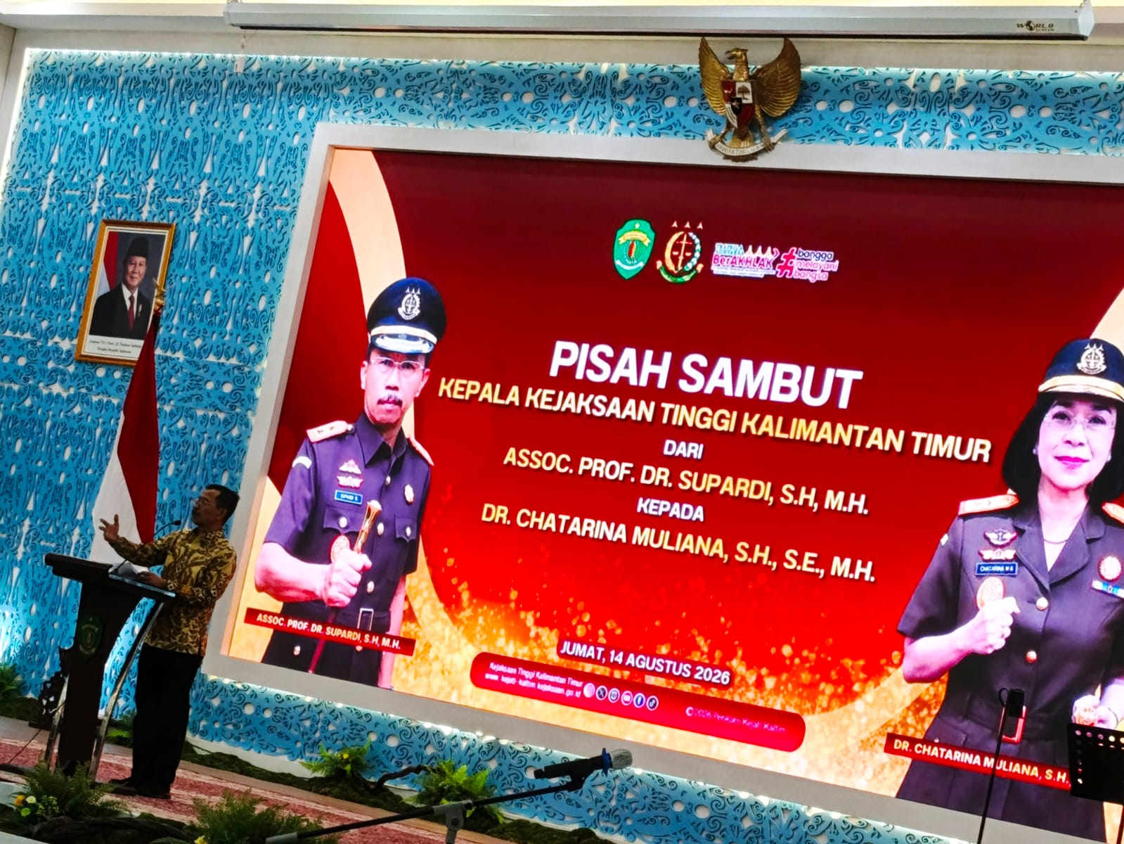 Malam Pisah Sambut Kajati Kaltim, Prof Supardi Sebut Sinergi Forkopimda Kunci Kondusivitas Benua Etam
