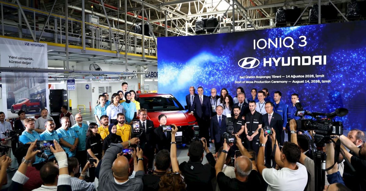 Hyundai IONIQ 3 Resmi Diproduksi di Turki, Hatchback Listrik Murah untuk Lawan BYD di Eropa