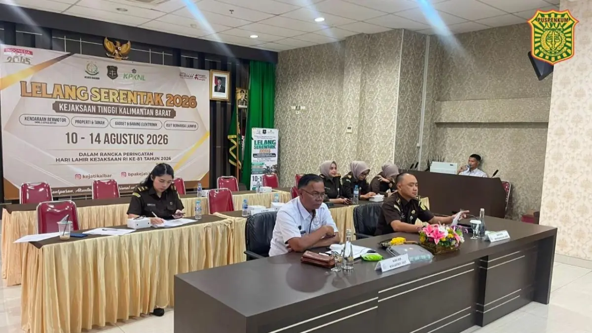Lelang Kejaksaan di Sanggau dan Sintang Tembus Rp 431,9 Juta, Persaingan Peserta Dongkrak Harga Mobil dan Emas