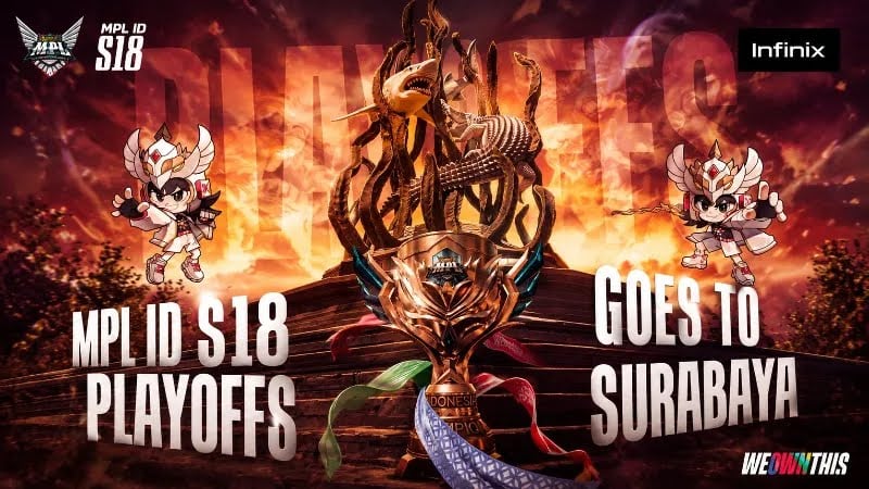 Playoff MPL ID S18 Resmi Digelar di Surabaya, Kota Pahlawan Jadi Tuan Rumah Usai 8 Tahun