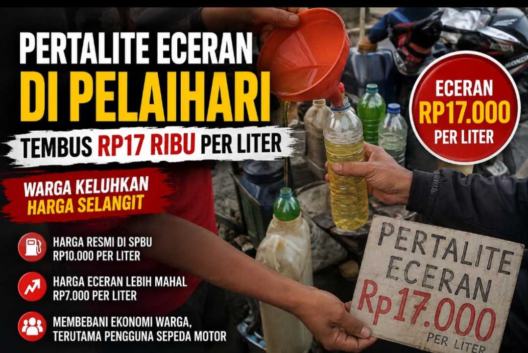 Pertalite Eceran di Pelaihari Tembus Rp17 Ribu per Liter, Beban Warga Pengguna Motor Kian Berat