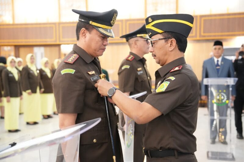 Kajati Sumsel Nurcahyo Lantik Wakajati dan Empat Pejabat Baru, Ini Daftar Lengkapnya