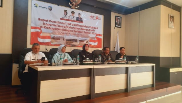 Wabup Bangka Selatan Minta Verifikasi Fisik Koperasi Desa Merah Putih Dikebut, Lahan Harus Benar-Benar Siap