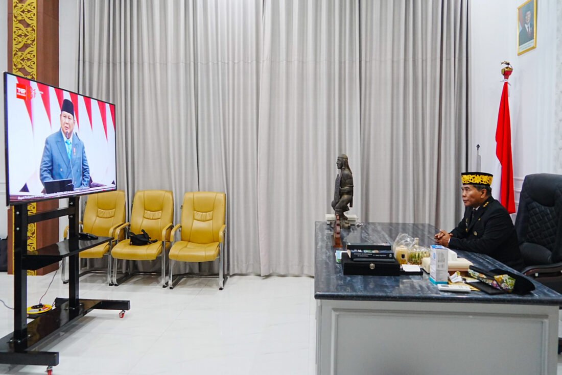 Gubernur Kaltara Zainal Paliwang dan Jajaran Pemprov Ikuti Pidato Kenegaraan Prabowo dari Bandara Juwata dan Kantor Gubernur
