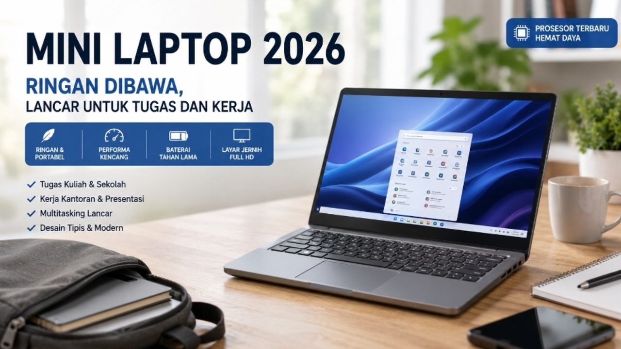 Review Mini Laptop 2026: Portabilitas Menang, Tapi Jangan Harap Bisa Ganti Komponen