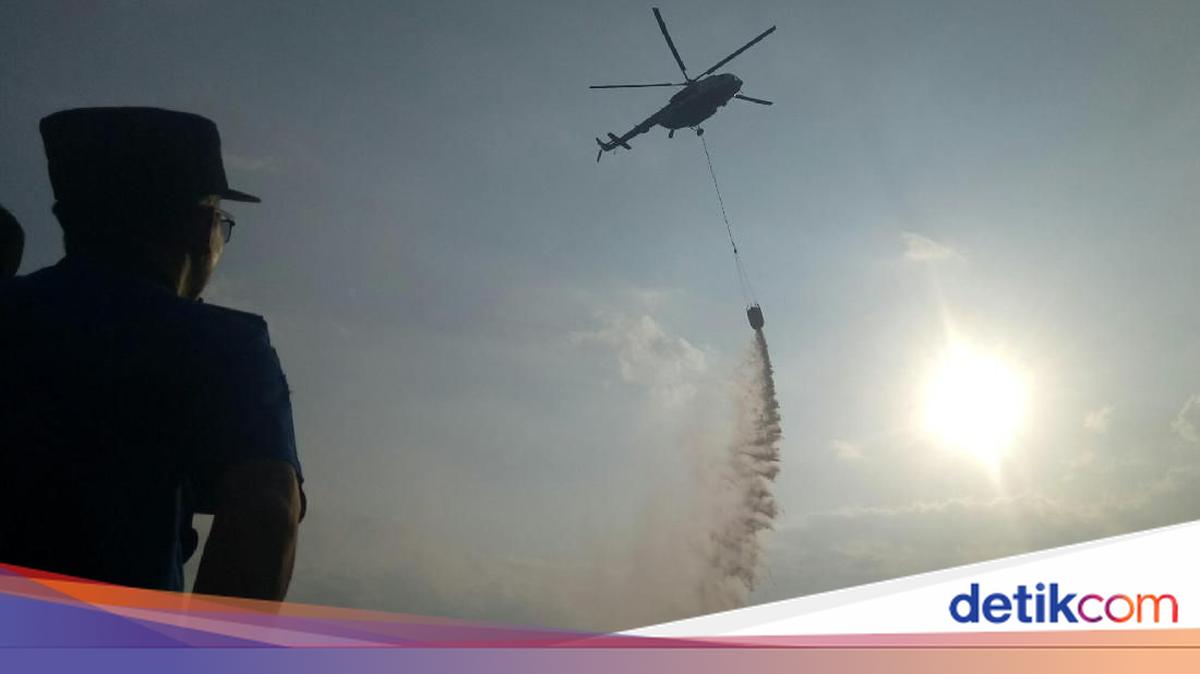 Armada Water Bombing Karhutla Sumsel Bertambah Jadi 6 Unit, Satu Helikopter Bantuan BNPB Tiba di Palembang