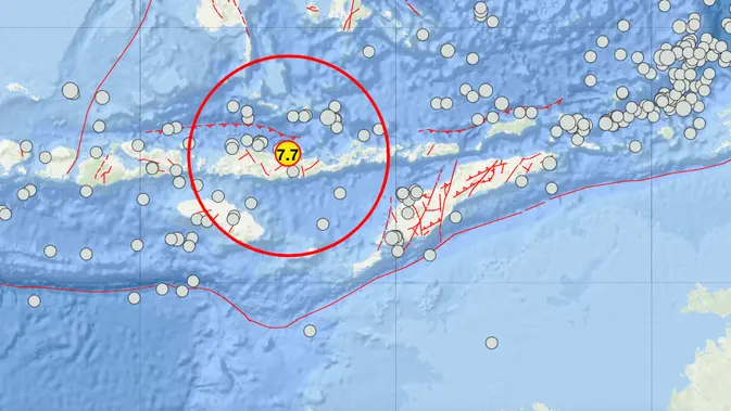 BMKG Catat Tsunami 0,36 Meter di Labuan Bajo Usai Gempa M 7,7 Guncang NTT
