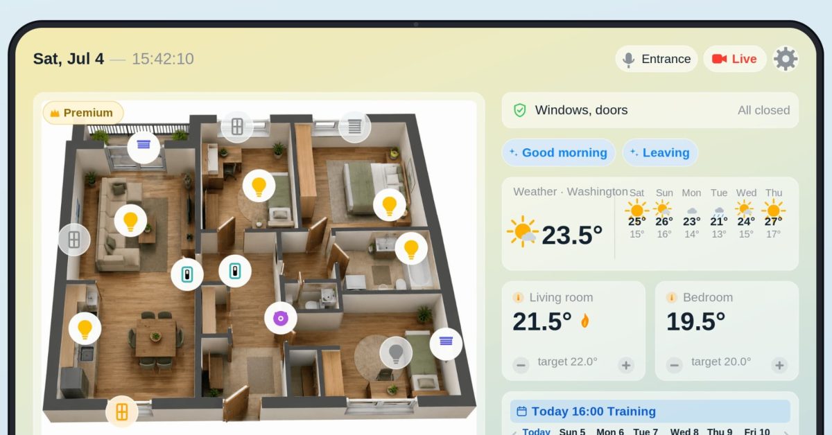 Aplikasi Dashboard for Your Home Ubah iPad Bekas Jadi Pusat Kendali Smart Home dengan Denah 3D