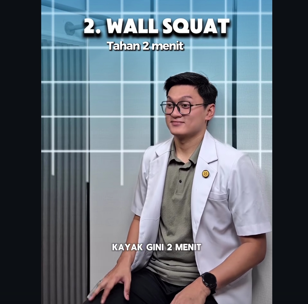 Dokter Sarankan Latihan Isometrik untuk Turunkan Tekanan Darah, Wall Squat Cukup 2 Menit