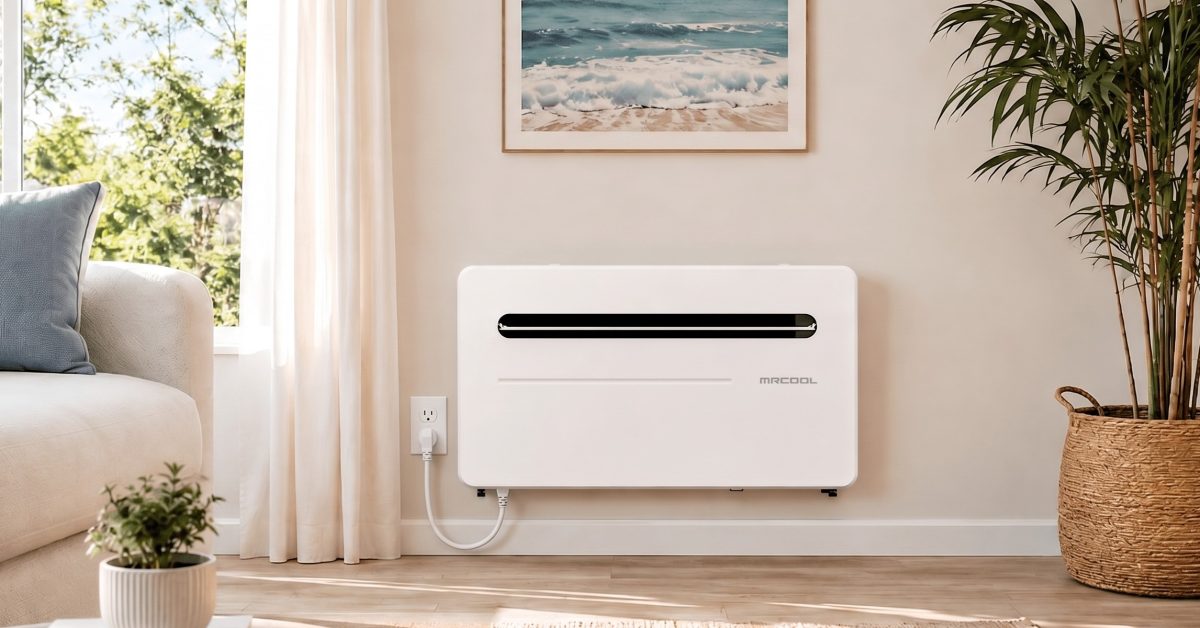 MRCOOL Monoblock MTHP: Pompa Panas Colokan 115V Tanpa Unit Outdoor untuk Ruangan Kecil