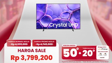 Transmart Full Day Sale 16 Agustus 2026: TV LED 43 UHD SMART Bisa Dibawa Pulang Rp 3,7 Juta