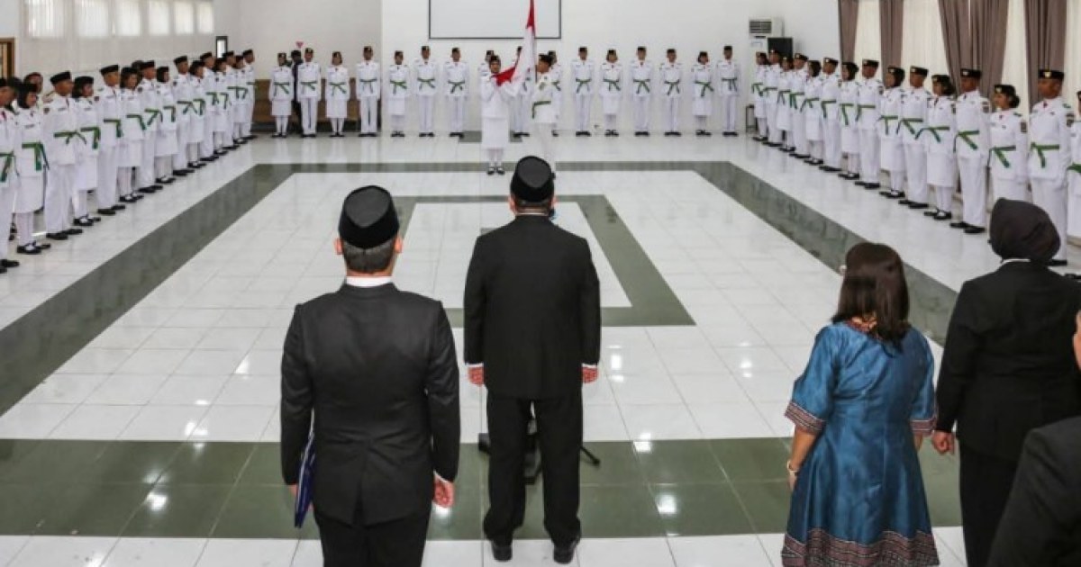 Wali Kota Pematangsiantar Wesly Silalahi Janjikan Beasiswa ke UI bagi 55 Anggota Paskibraka 2026