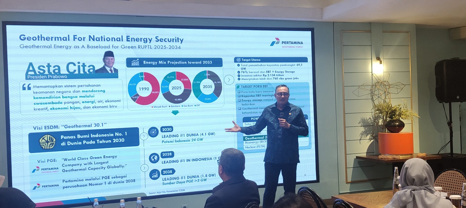 Pertamina Geothermal Siap Garap Green Hydrogen dan Pasok Listrik ke Data Center