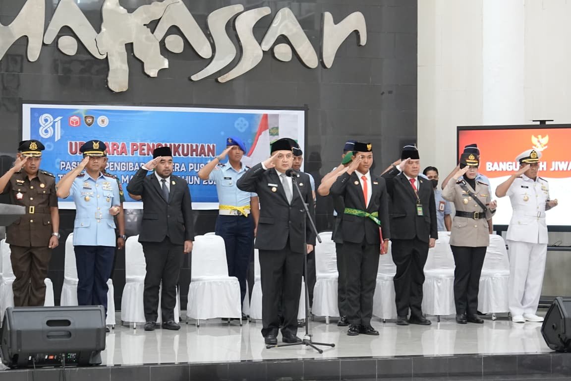 70 Paskibraka Makassar Dikukuhkan di Baruga Anging Mammiri, Siap Tampil di Upacara 17 Agustus Lapangan Karebosi