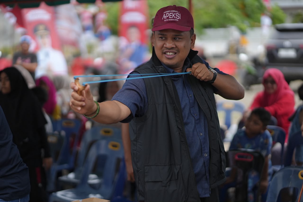Lomba Ketapel hingga Tangkap Bebek Warnai HUT ke-81 RI di Banda Aceh, Daniel A Wahab Siapkan Doorprize Sepeda
