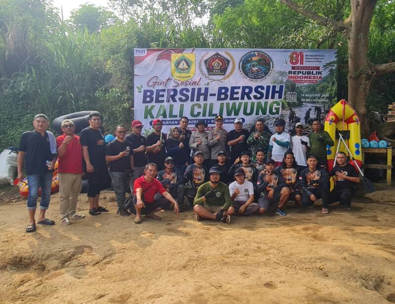 PWI Kabupaten Bogor Gaungkan Gerakan Jaga Sungai Ciliwung, Ajak Warga Ubah Perilaku demi Ekosistem Sungai
