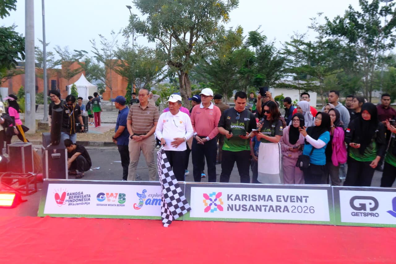 500 Peserta Fun Run HUT ke-81 di Kota Jambi, Wagub Sani Tekankan Kebugaran dan Silaturahmi Warga