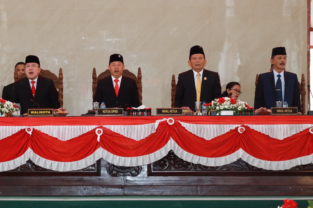 Wali Kota Pematangsiantar Wesly Silalahi dan Forkopimda Ikuti Sidang Tahunan MPR dari Gedung DPRD, Simak 4 Pedoman Prabowo