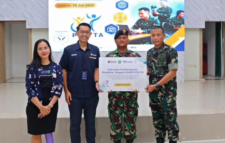 Asabri Bekali 28 Prajurit TNI Disabilitas dengan Skill Digital Marketing dan Konten Kreator