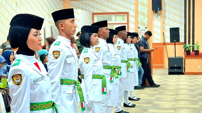 34 Paskibraka Pulau Morotai Dikukuhkan Wabup Rio Christian Pawane, Siap Kibarkan Merah Putih di HUT ke-81 RI