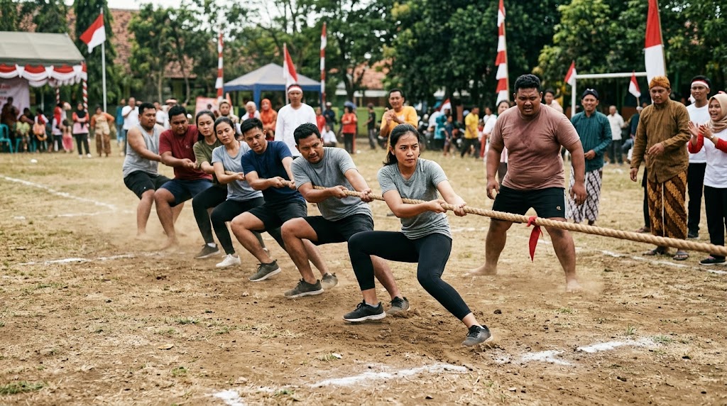 Bukan Sekadar Kuat Tarik Tali, Ini Strategi Jitu Menangkan Tarik Tambang ala Atlet Internasional