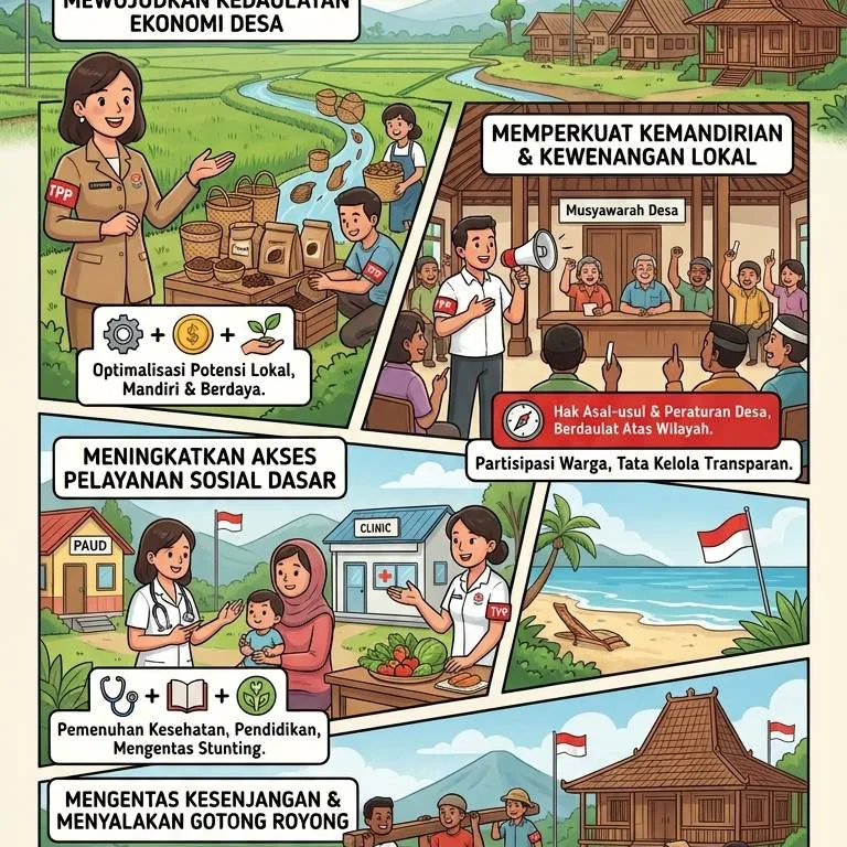 Tenaga Pendamping Profesional di Bantul Jadikan Semangat Proklamasi 1945 sebagai Motor Penggerak Wujudkan Desa Mandiri dan Sejahtera