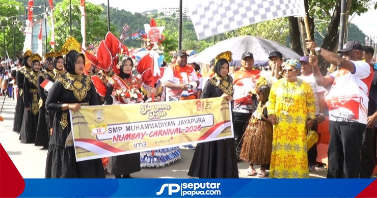 Numbay Karnaval Budaya di Jayapura Tampilkan Ragam Nusantara, Wali Kota Soroti Minimnya Peserta Paguyuban