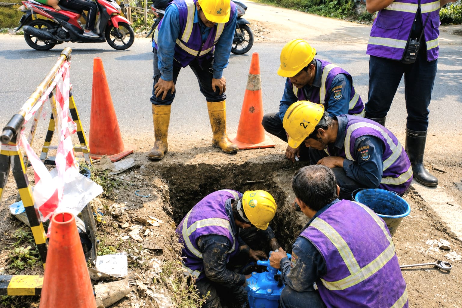 PERUMDAM TKR Bantah Klaim Perbaikan Pipa di Kosambi Barat Tak Berdampak, Aliran Air Disebut Kembali Normal