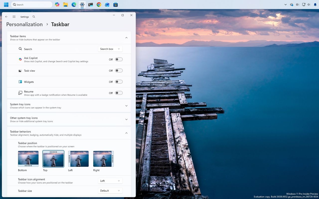 Windows 11 Kembalikan Fitur Pindah Posisi Taskbar, Ini Cara Aktifkannya