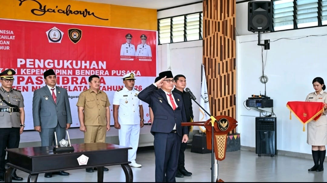 35 Anggota Paskibraka Nias Selatan Resmi Dikukuhkan, Siap Bertugas di HUT ke-81 RI
