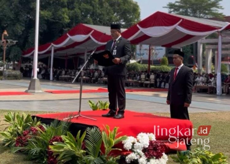Ketua DPRD Pati Bacakan Pembukaan UUD 1945 di HUT ke-81 RI, Ajak Warga Kerja Nyata untuk Daerah