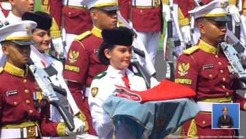 Paskibraka 2026: Celina Olivia dari Kalimantan Barat Pegang Tugas Pembawa Baki Bendera di Istana