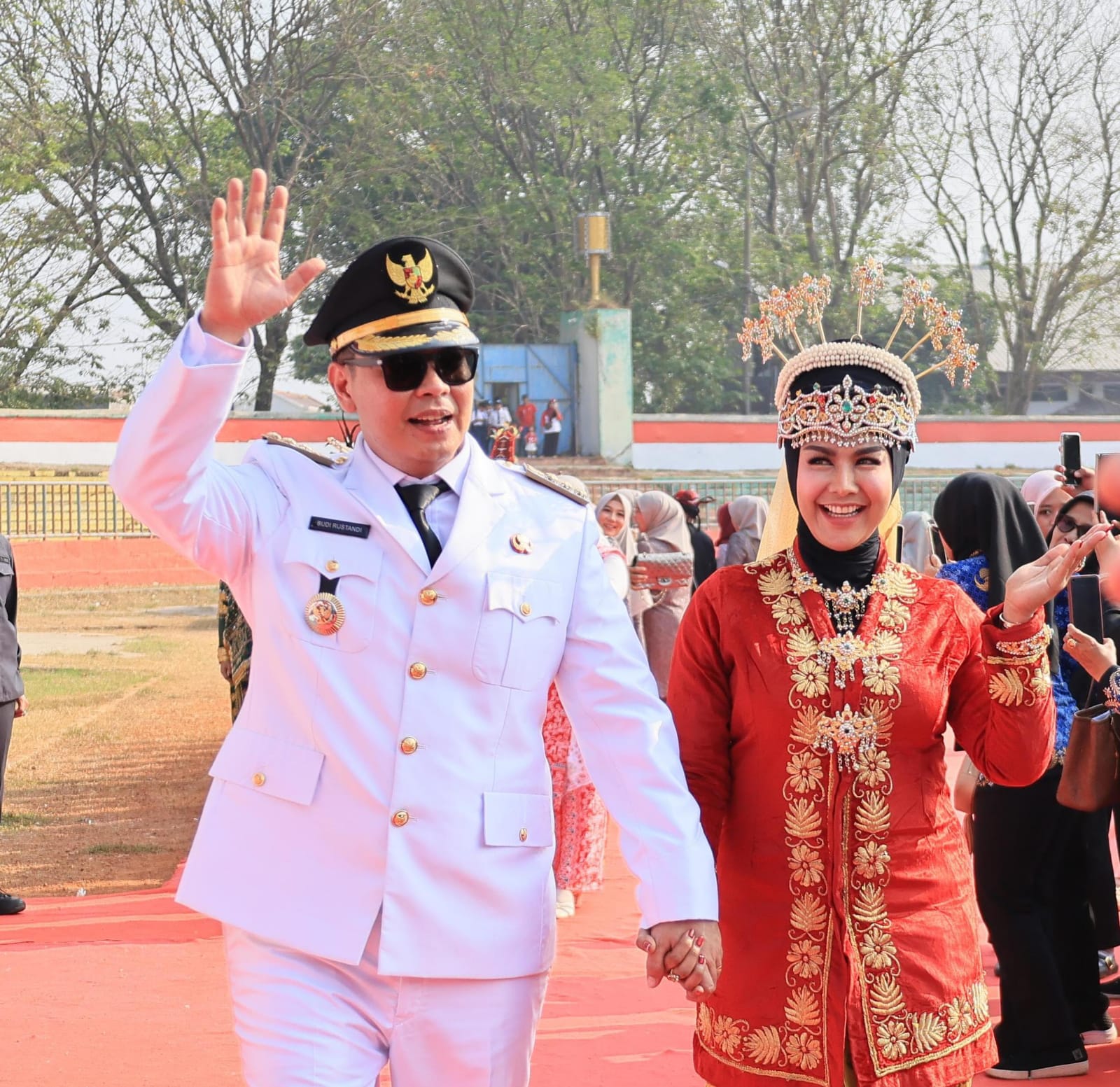 Jajaran Pemkot Serang Kenakan Pakaian Nusantara di Upacara HUT ke-81 RI, Sekda Sebut Simbol Toleransi Beragam Budaya