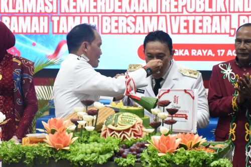 HUT ke-81 RI di Kalteng Bertepatan dengan Ulang Tahun Gubernur ke-54, Momen Silaturahmi dengan Veteran dan Paskibraka